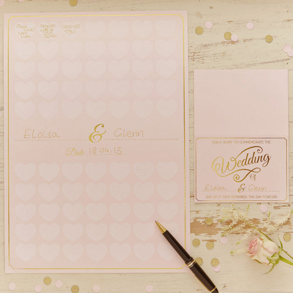 Wedding Guest Book Poster