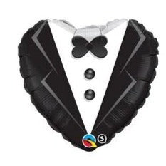 18'' Wedding Tuxedo Foil Balloon