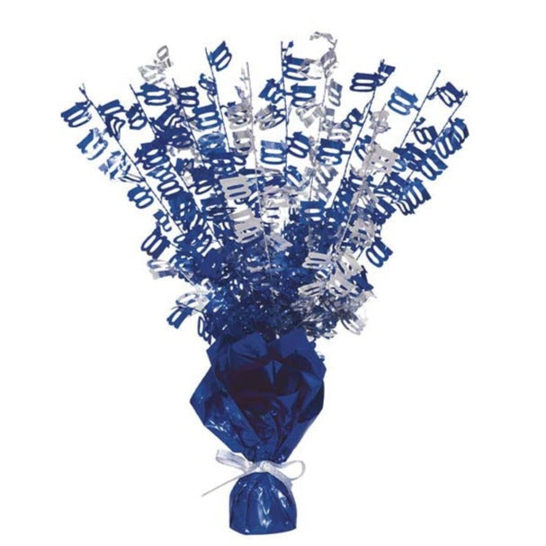 Glitz Blue Age 100 Centerpiece