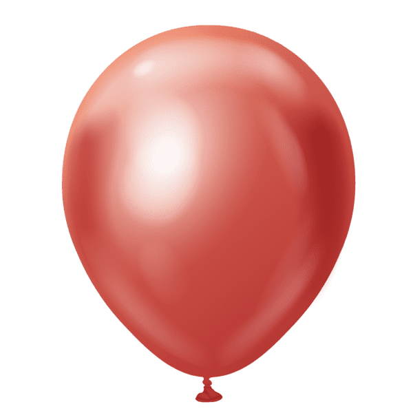 12" Mirror Red 50pk