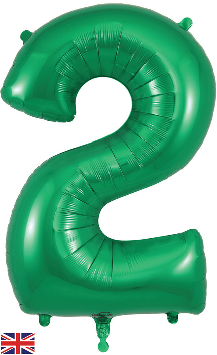 34" Number 2 Green