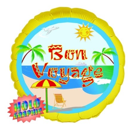 18'' Foil Bon Voyage
