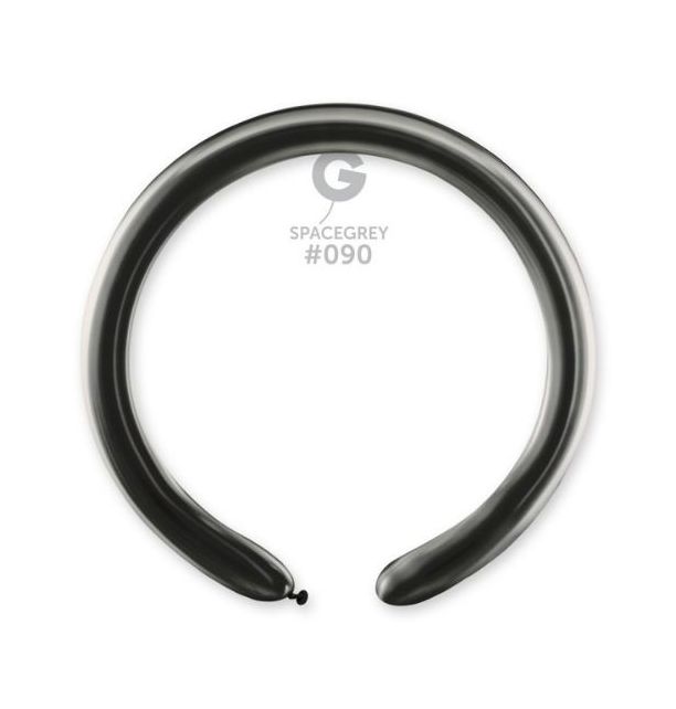 Shiny Space Grey Balloons #090