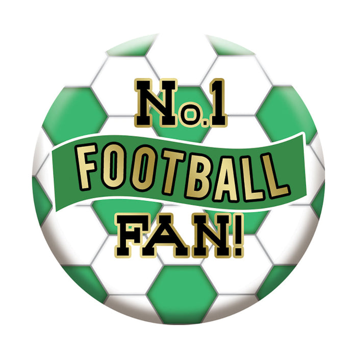 No 1 Football Fan Birthday 18 Inch Foil Balloon