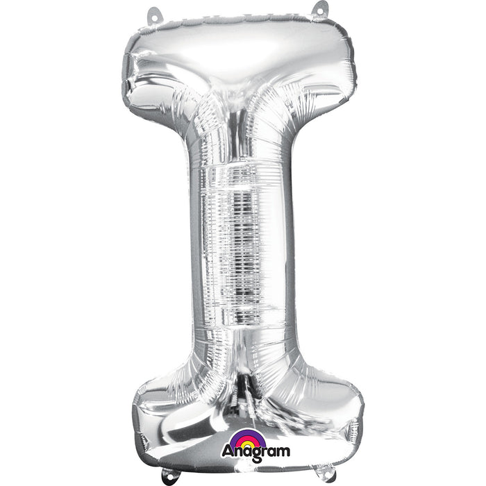 16'' Foil Letter I - Silver Packaged Air Fill (Anagram)