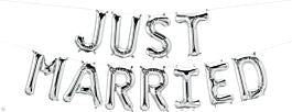 16'' Just Married Kit Silver Air Fill