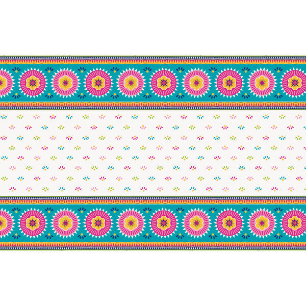 Boho Fiesta Rectangular Plastic Table Cover