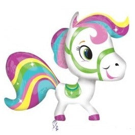 Colourful Playful Horse/Pony Super Shape Balloon