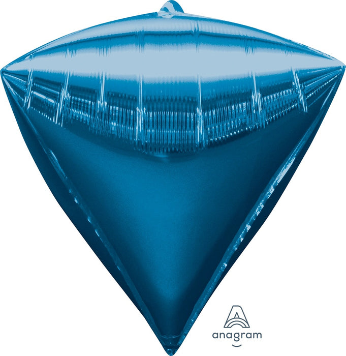 15'' Foil Diamondz Blue 3pk