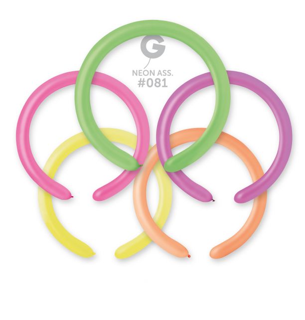 Neon Assorted Balloons #081