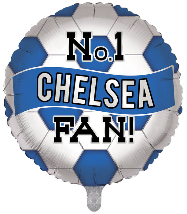 No 1 Chelsea Fan Birthday 18 Inch Foil Balloon