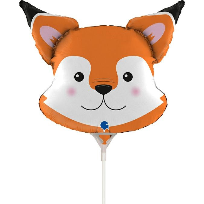 Fox Head Mini Foil 14'' Animal Head