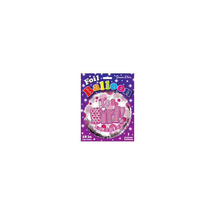 18'' Foil Balloon It's A Girl