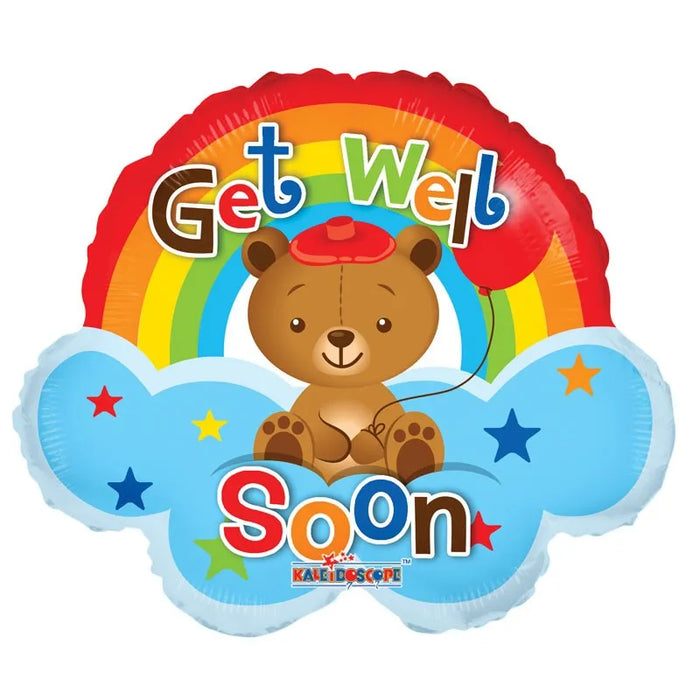 Mini Get Well Foil Balloon 14"