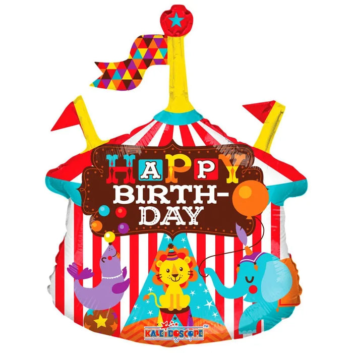Mini Circus Birthday Foil Balloon 14"