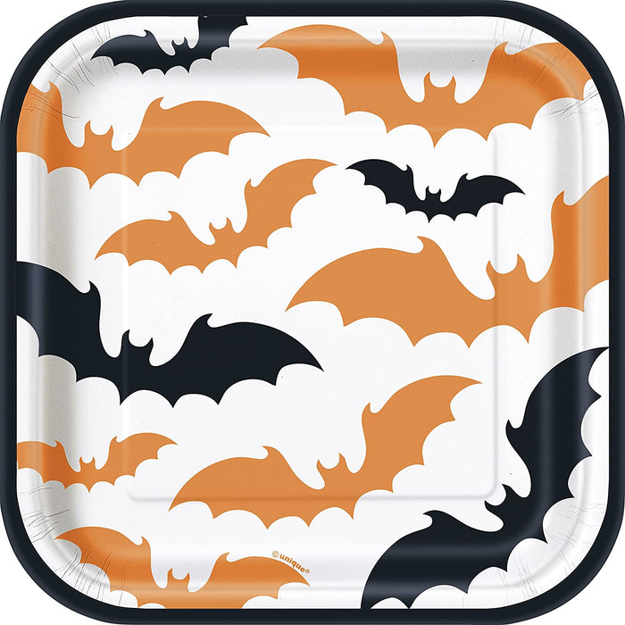 Happy Haunting Paper Plates 17.4cm 8pk