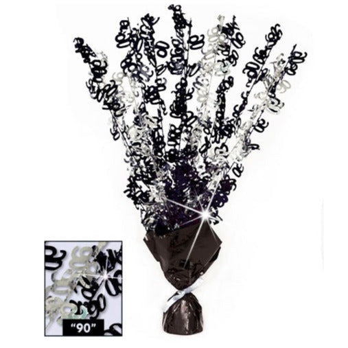 Glitz Black Age 90 Centerpiece