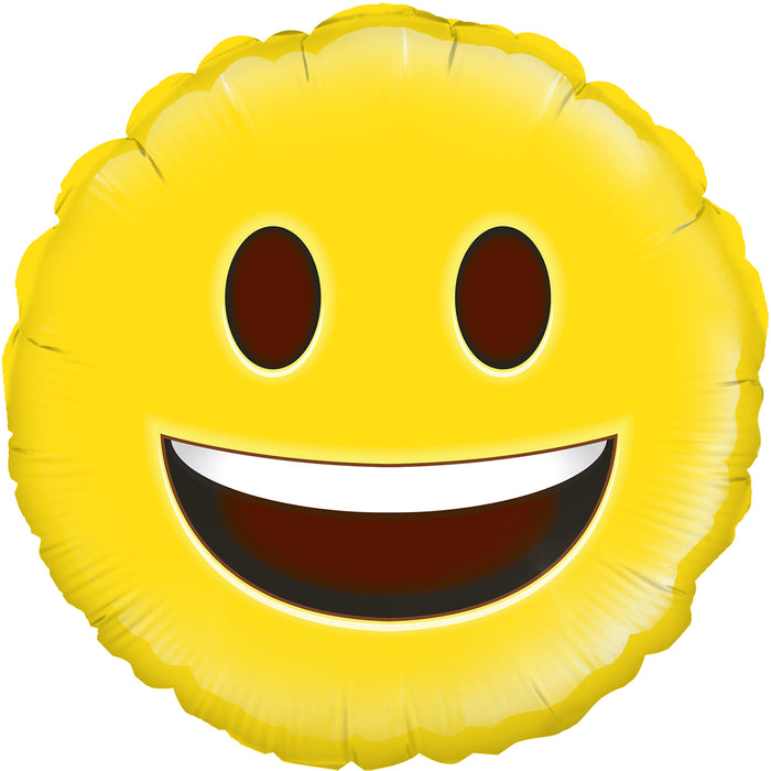 18'' Happy Emoji Foil Balloon