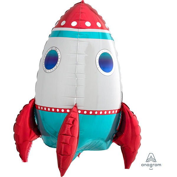21'' Rocket Ship Foil Balloon