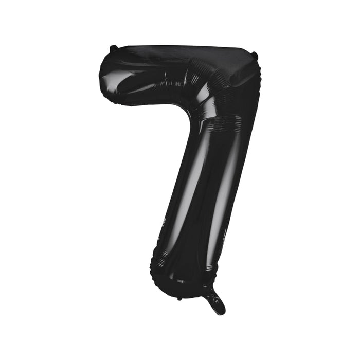 34'' Shape Foil Number 7 - Black (Unique)