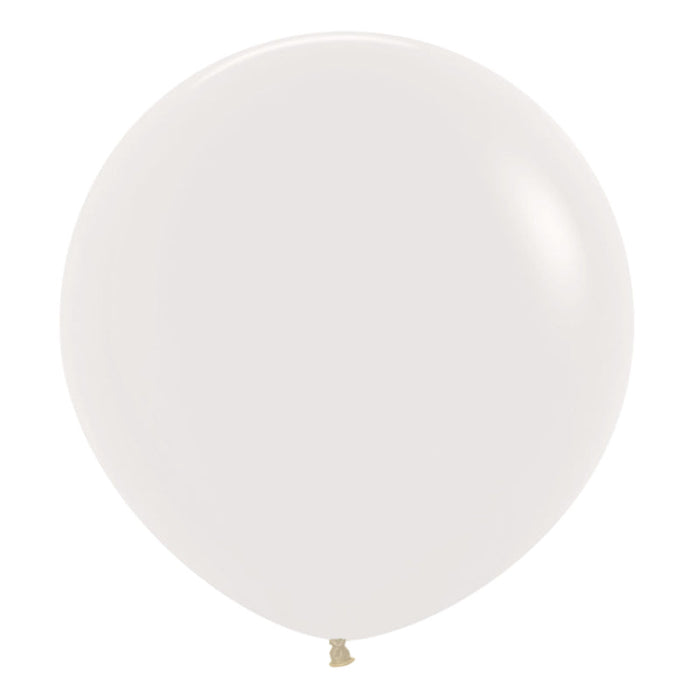 24'' Crystal Solid Clear Latex Sempertex 3pk