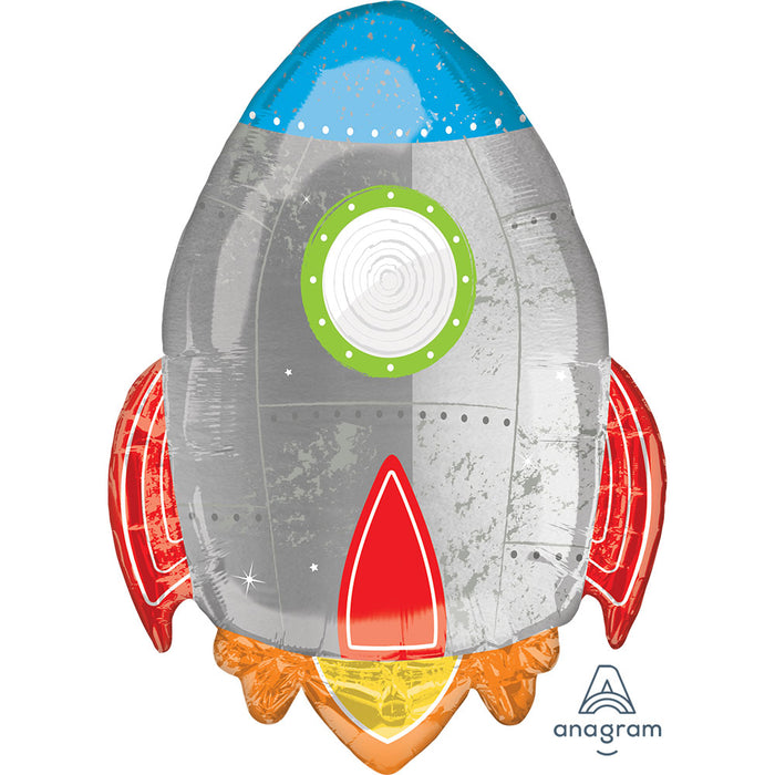 29'' Blast Off Birthday Supershape