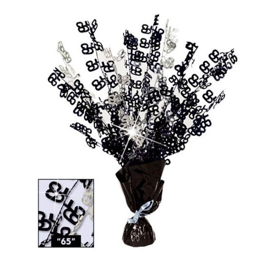 Glitz Black Age 65 Centerpiece