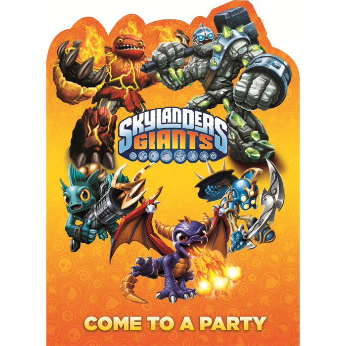 Skylanders Invites & Envelopes (6pk)