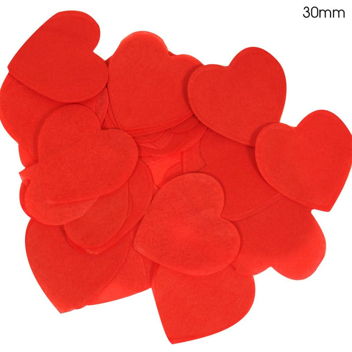 Love Partying Confetti Red Heart Shaped Tissue Paper Confetti 25mm 100g