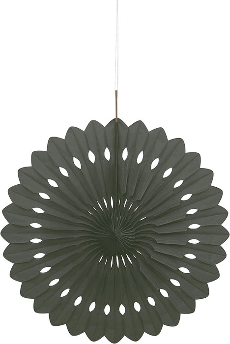 Black Paper Fan Decoration