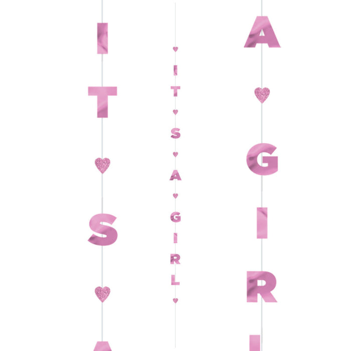 Its A Girl Balloon Tail 1.82M