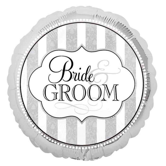 18'' Foil The Bride & Groom