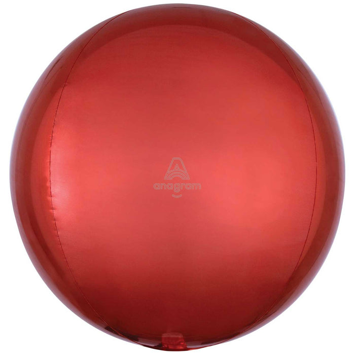 15'' Foil Orbz Orange 3pk