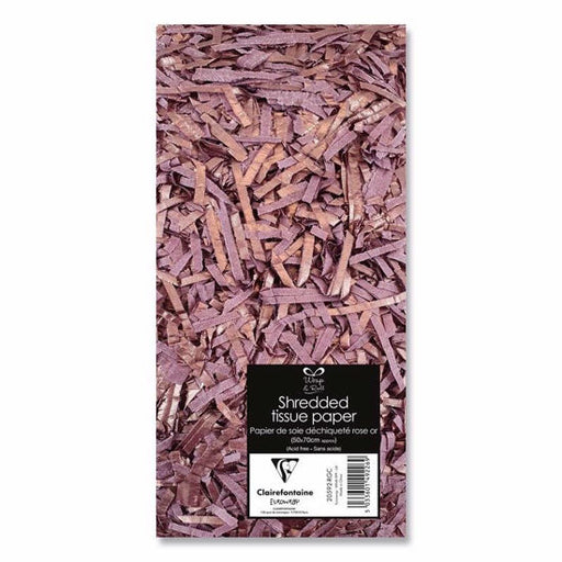 Shredded Rose Gold Tissue Paper