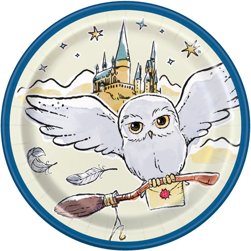 Harry Potter Round 7'' Dessert Plates, 8Ct