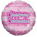 18'' Foil Christening Celebration Girl
