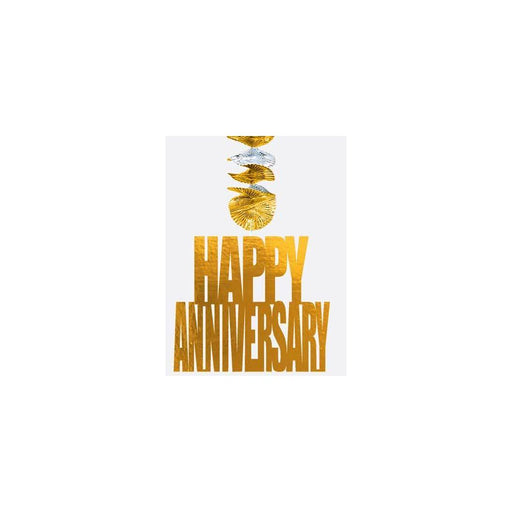 Dangling Cut-Outs Foil Decorations Happy Anniversary
