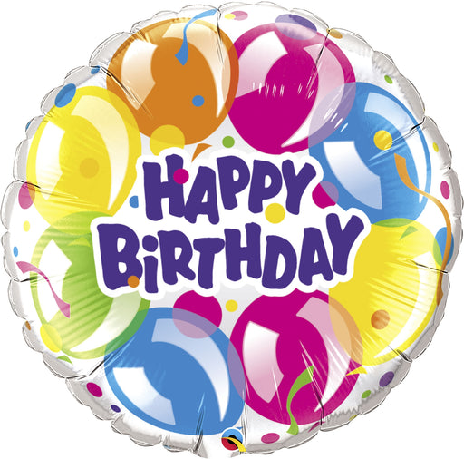 36" Happy Birthday Balloons