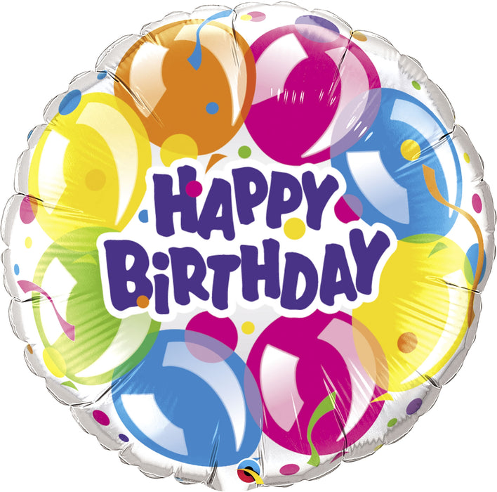 36" Happy Birthday Balloons