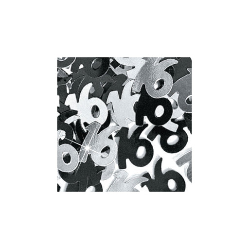 Black Glitz 16 Confetti 50Z