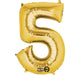 Number 5 Gold Minishape 16"
