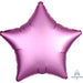 19'' Star Satin Flamingo Plain Foil