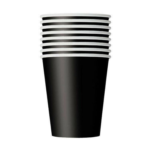 Black Paper Party Cups 8pk