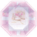 Plate 25.4'' M Oct Tiny Bls Pink