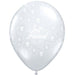 05'' Diamond Clear Just Married Flowers-A-Rnd 100pk