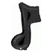 36'' Black Music Note