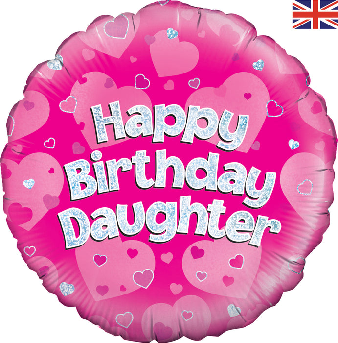 18'' Foil Happy Birthday Daughter