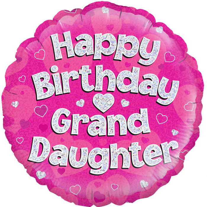 18'' Joyeux anniversaire petite-fille