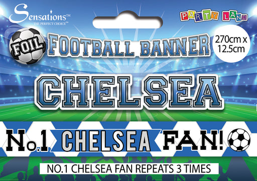 No 1 Chelsea Fan Foil Banner