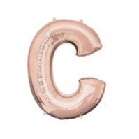 34'' Shape Foil Letter C - Rose Gold (Anagram)